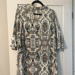 Paisley Knee-length Medium Blu Pepper mini dress